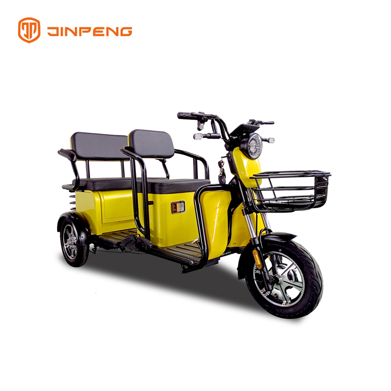 Unleash Convenience and Style with JINPENG's 2 Passenger Tricycle