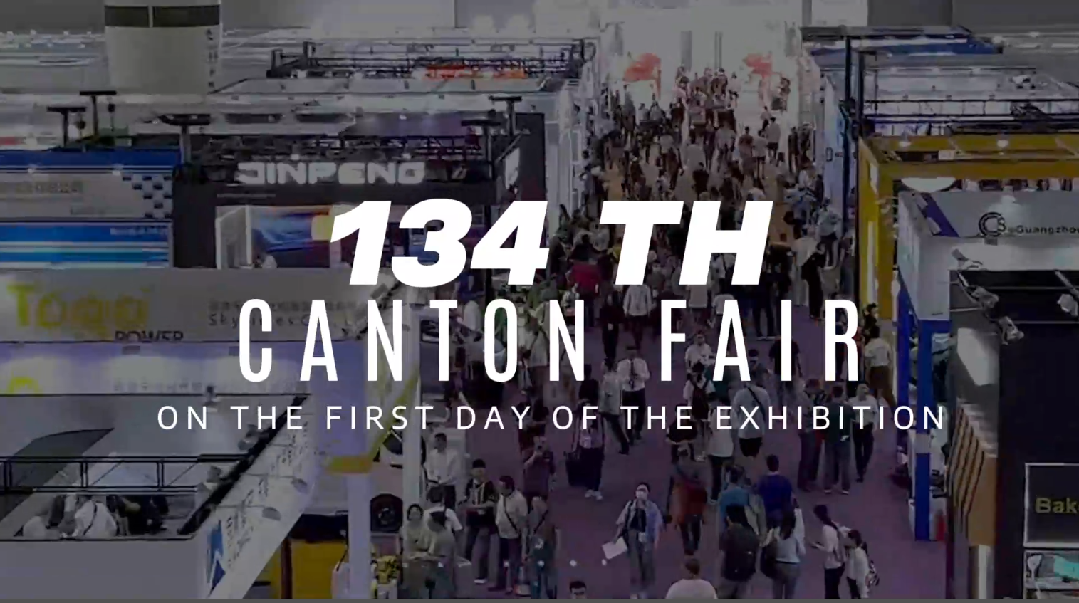 134th Canton Fair on the first day of the exhibition