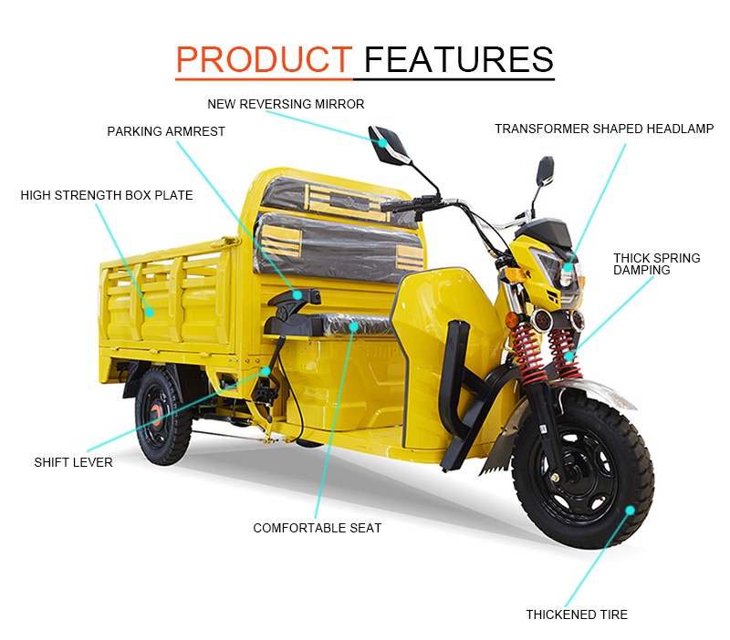 JINPENG DLS150A Electric Cargo Tricycle: Style, Comfort, and Versatility