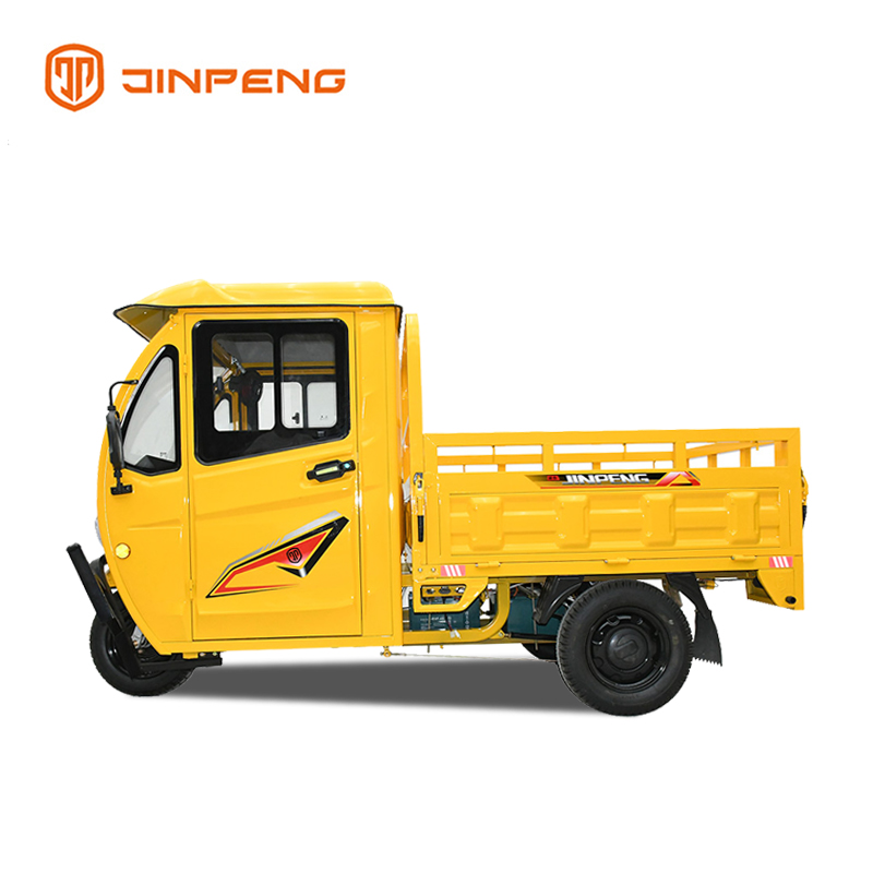 Electric Cargo Tricycle with Enclosed Driver Cabin E-TJ150