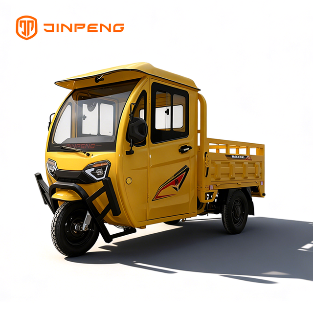 Electric Cargo Tricycle with Enclosed Driver Cabin E-TJ150